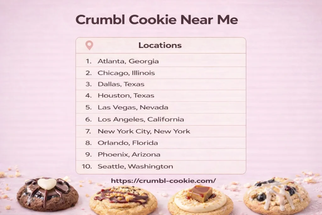 Crumbl Cookie Near Me