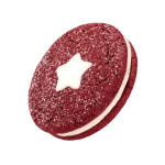 Holiday Red Velvet Sandwich Cookie