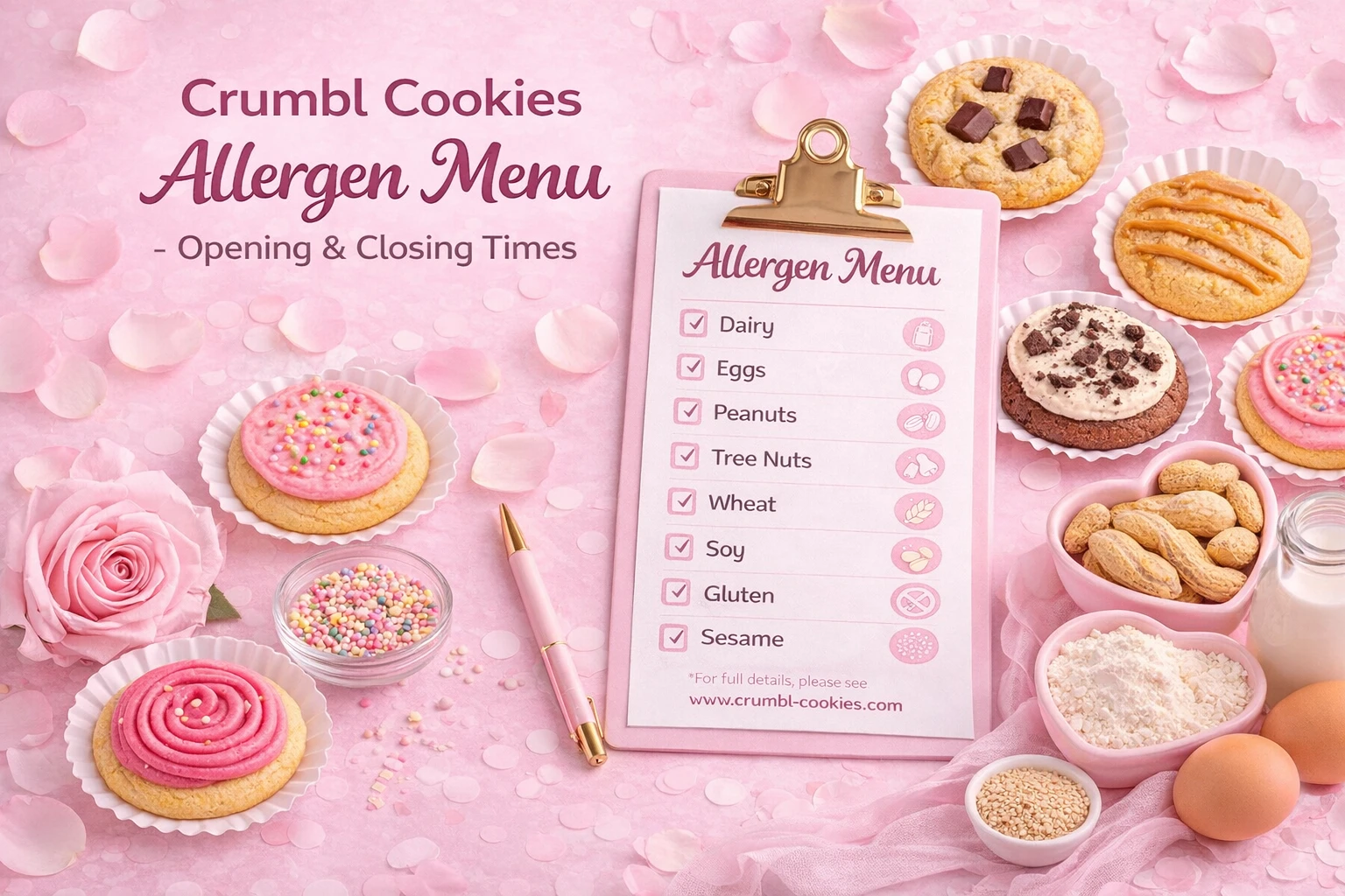 Crumbl Cookies Hours of Operation