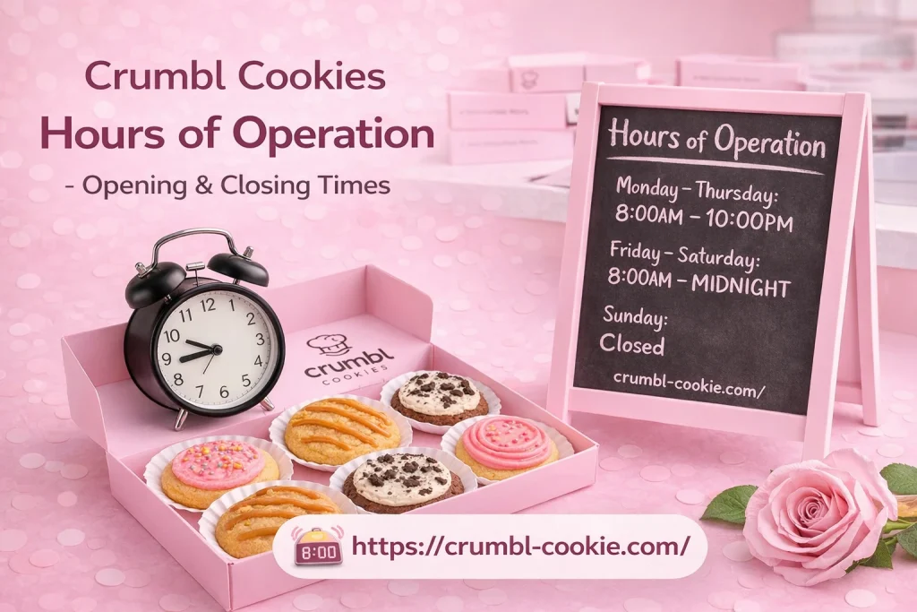 Crumbl Cookies Hours